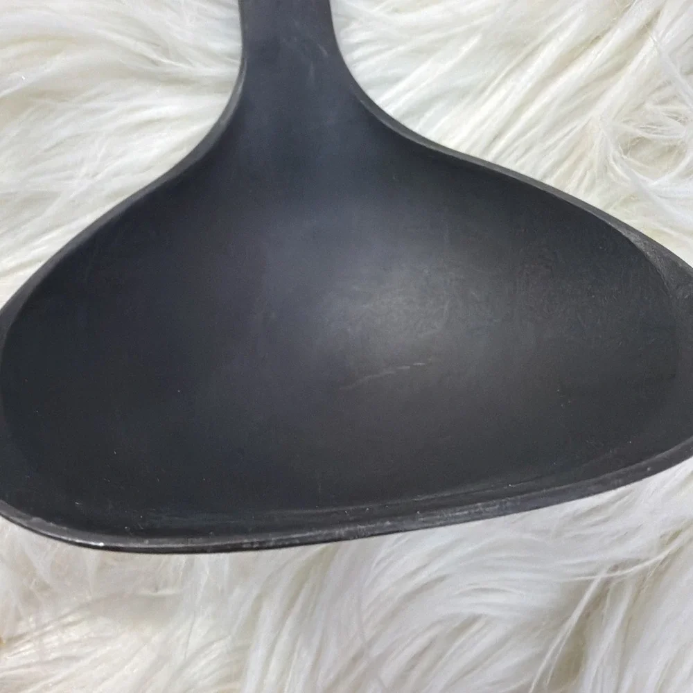 Tupperware Chef Series serving ladle And Scraper 8700-  647oa Black And Orange